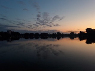 Sunrise at the Noorderplas , s'Hertogenbosch