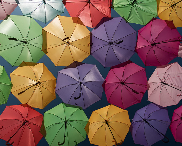 Les parapluies d'Aix en Provence