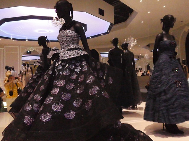 UK - London - Kensington - V&A - Christian Dior: Designer of Dreams exhibition - Dress by John Galliano