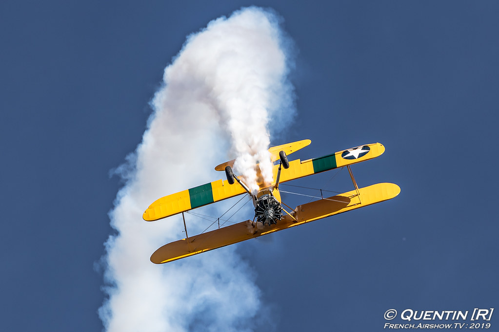 Patrouille Stearman PT-17 Roanne Aeroretro AeroLac Annecy 2019 AÉROLAC photo Canon Sigma France French Airshow TV photography Airshow Meeting Aerien 2019