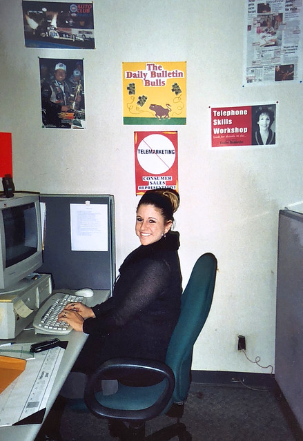Lady At the Computer