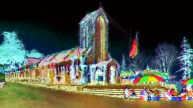 Vietnam - Sapa - Notre Dame Cathedral - 1bb