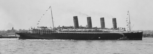 RMS 'Lusitania' in 1906
