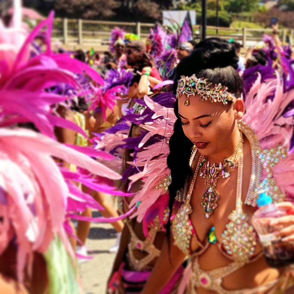 dancer at Caribana parade, 2019
