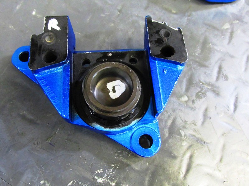 Align Puck Squarely With Caliper Bore