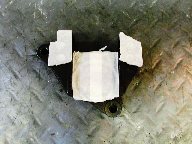 Masking on Mating Surface And Bore on Inside Face of Caliper