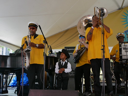 Treme Brass Band at Satchmo Summer Fest 2019. Photo by Louis Crispino.