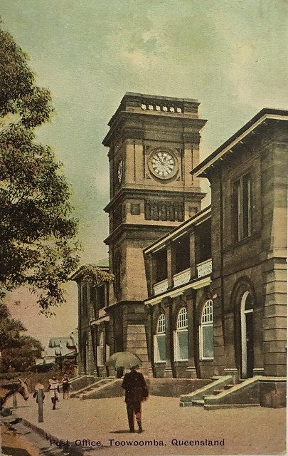 Post Office in Toowoomba, Qld - circa 1910