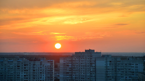 sunset sundown urbanlandscape sun sky clouds evening