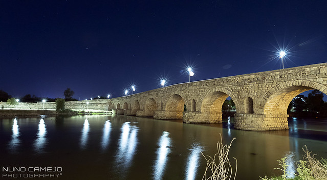 Ponte Romana sobre o Rio Guadiana (Mérida, Espanha)