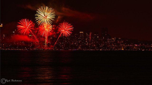 Celebration of Light Fireworks-Croatia, Vancouver, BC, Canada