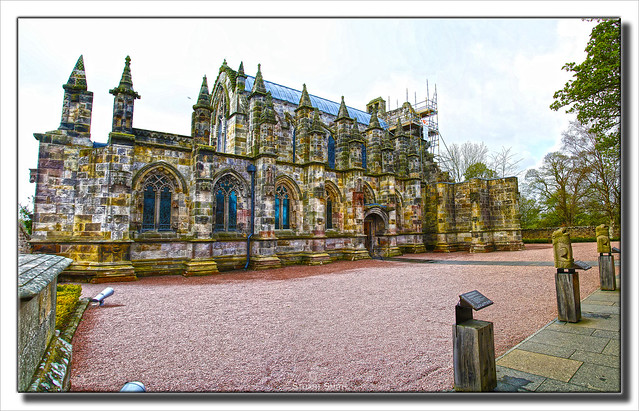 Rosslyn Chapel, Chapel Loan, Roslin, Midlothian, Scotland UK