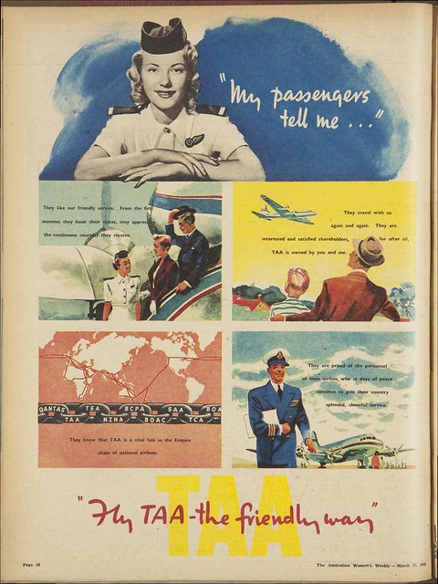 1948 advertisement for TAA