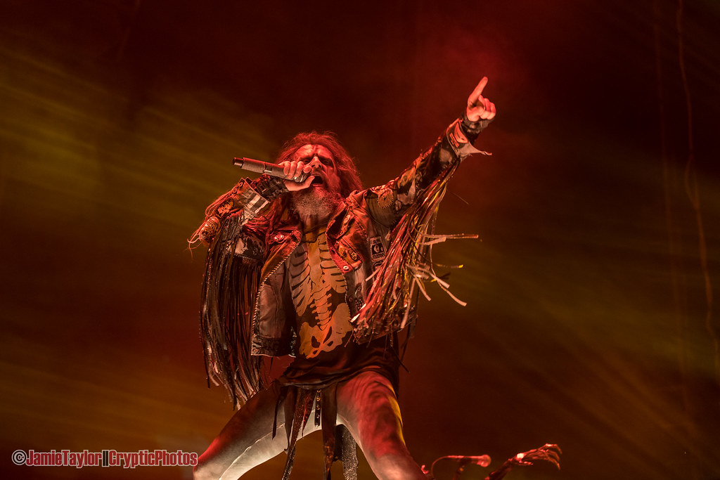 American musician Rob Zombie performing at Rogers Arena in Vancouver, BC on August 4th, 2019