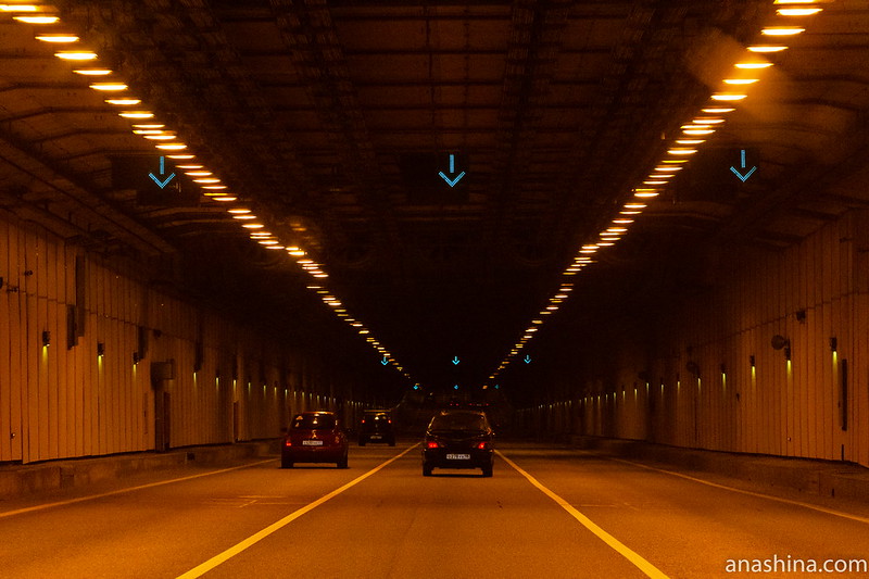 Тоннель под фарватером, КАД, дамба, Санкт-Петербург