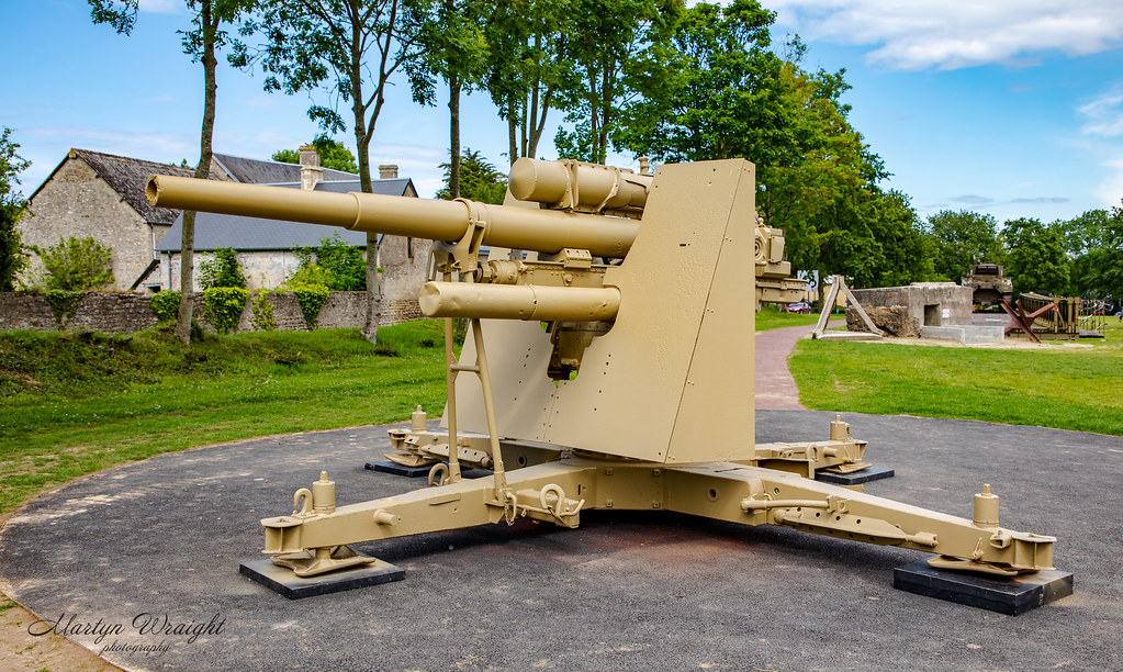 German 88mm Gun Gun Flak 36 Telegraph