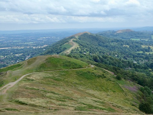 View south from Worcester Beacon Malvern Hills