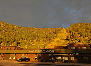 Cal Base Lodge sunset