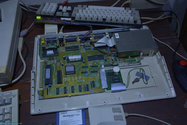 A restoration/cleaning of a Commodore Amiga 500