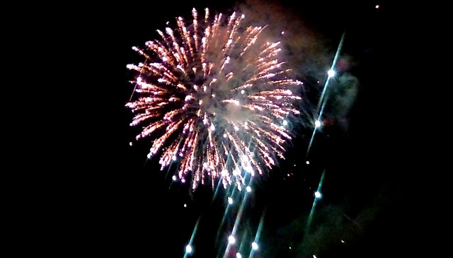 Fireworks at Waterfront Festival 2019 Menominee Michigan
