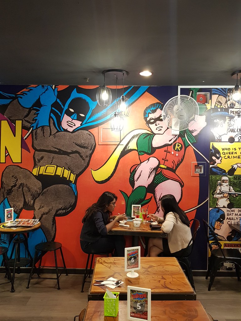 @ DC Comics Superhero Cafe PJ Phileo Damansara Seksyen 16