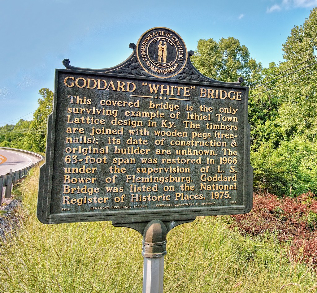 Goddard White Covered Bridge - Hillsboro, Kentucky