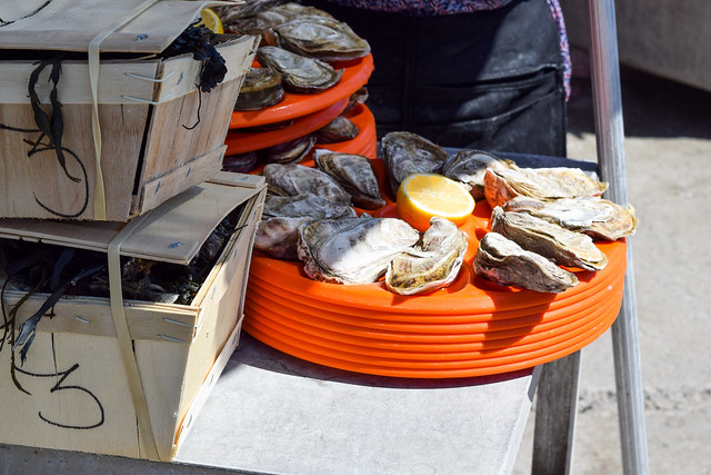 Fresh Oysters in Cancale