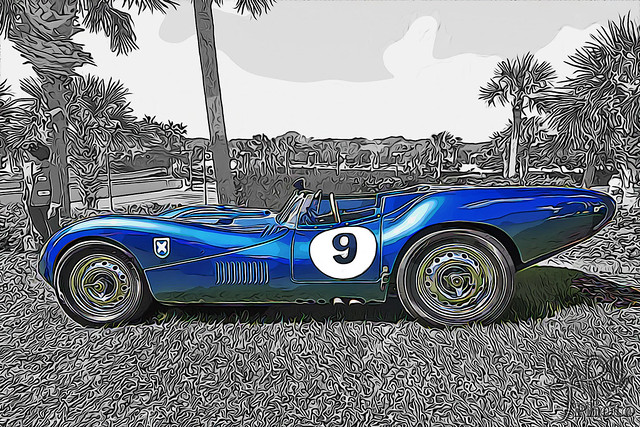 1958 Tojeiro-Jaguar Sports Racer at Amelia Island 2010
