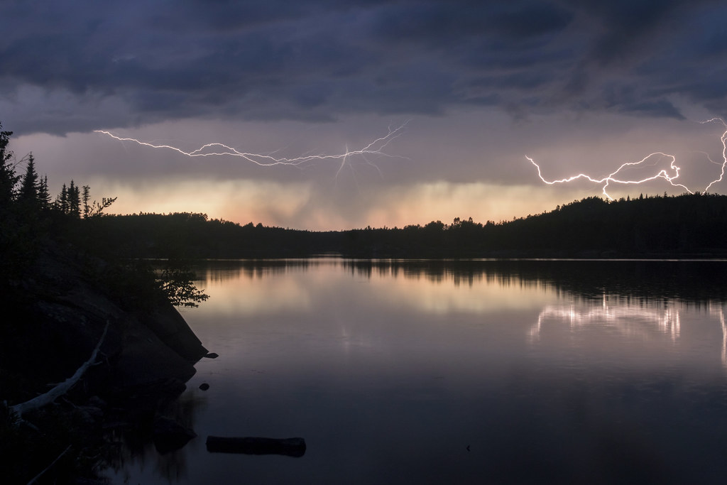 Lightning Storm on Vern Lake