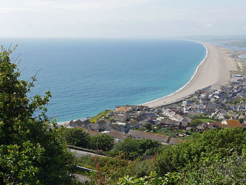 Chesil Beach from The Heights
