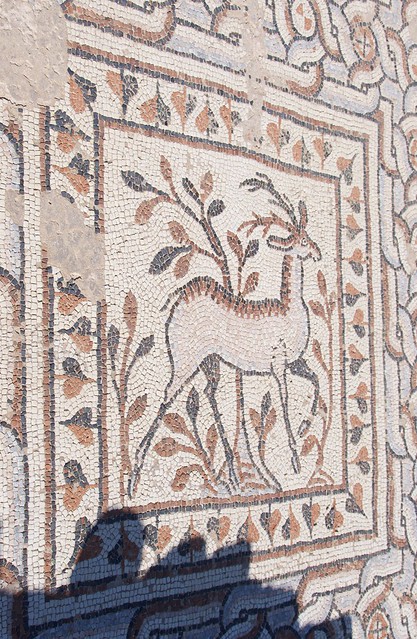 Ohrid, Macedònia del Nord. Mosaic de Heracleia Lincestis (Ciutat d’Hèrcules) fundada per Filip II de Macedònia a la meitat del segle IV a.C.