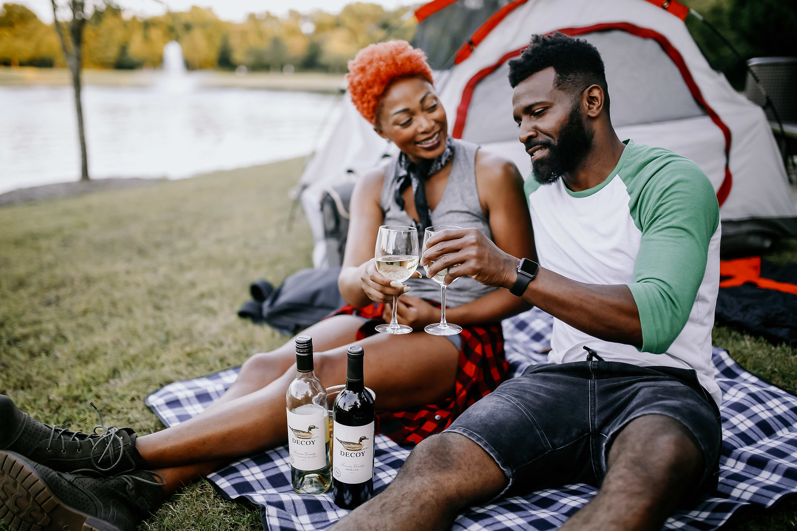 camping in dallas with decoy wine