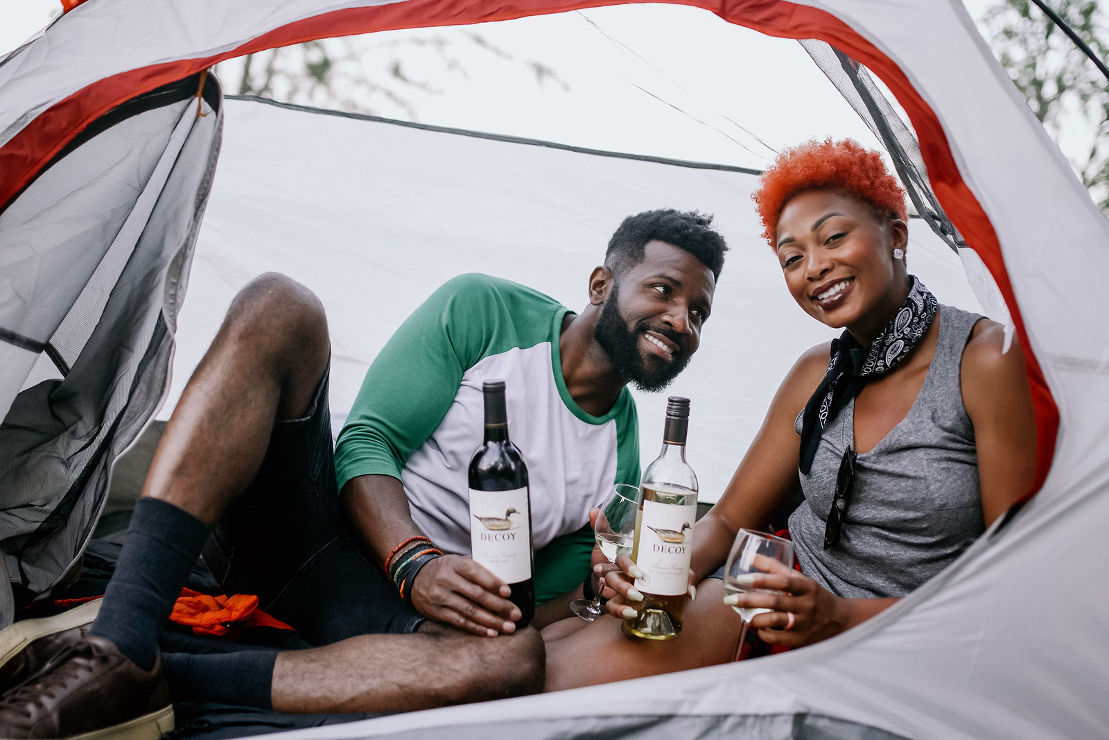 how to enjoy wine while camping