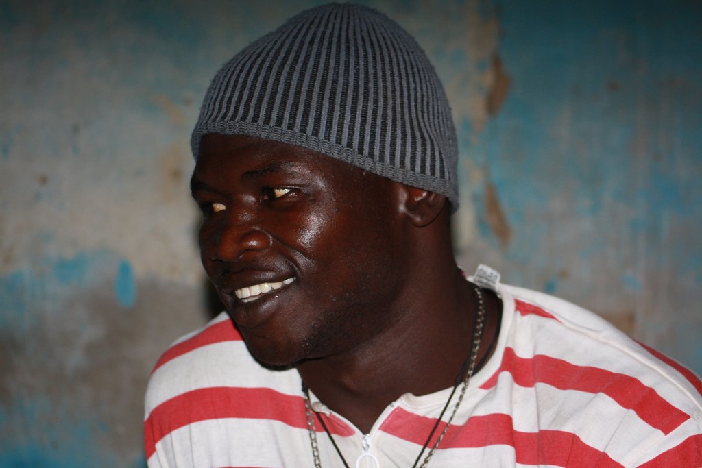 Senegalese man smiling