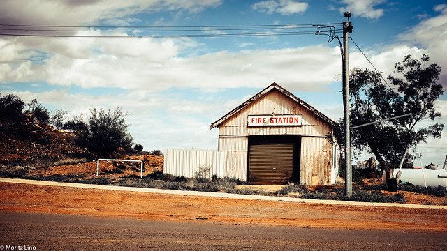 Fire Station in Cue, Western Australia