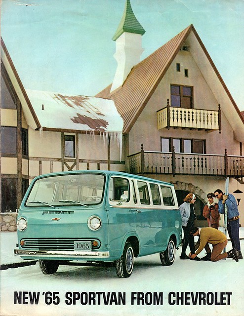 1965 Chevy Sportvan vintage advertising