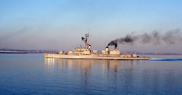 USS Myles C Fox (DD829) c1966