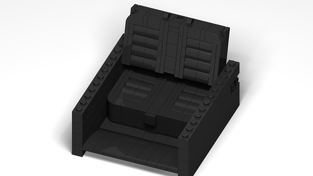 Third-Row Seat Mechanism - Rear Facing (black)