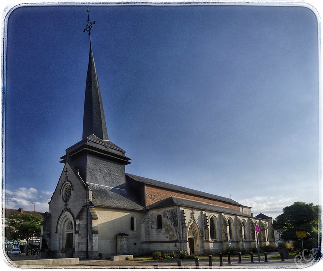 Église Saint-Gilles, Grandvilliers, Oise, France.