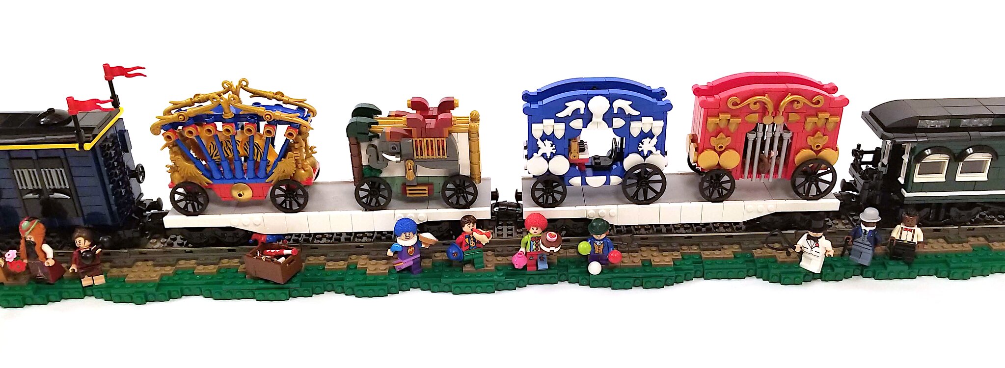 Steam into the with this whimsical train - The Brothers Brick | The Brick