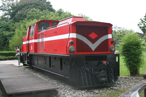 Alishan Forest Railway 5th generation in Beimen.Sta, Jiayi, Taiwan / Aug 11, 2019