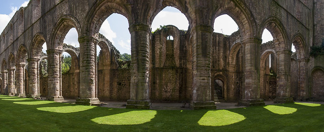 Fountains Abbey, North Yorkshire, UK
