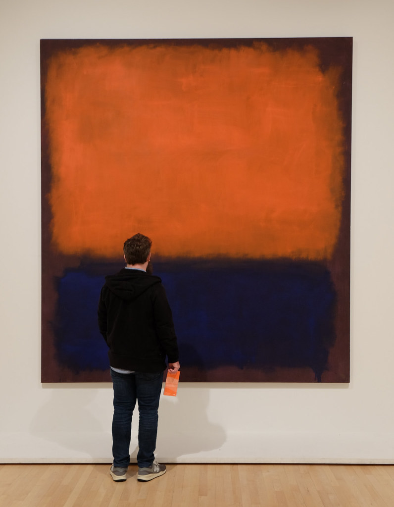 Aaron in the Zone | My son studying a Rothko. I noticed that… | Flickr