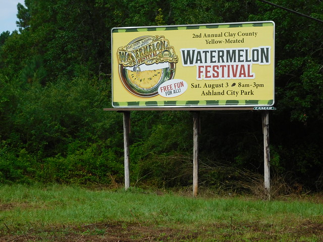 2nd Annual Yellow Meated Watermelon Festival Billboard