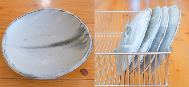 お皿が立つ燕三条製の水切りカゴ