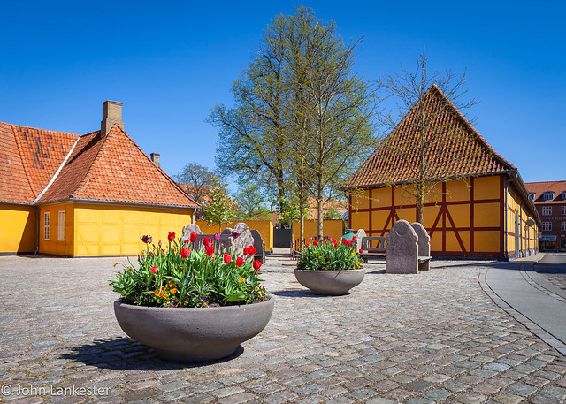 Springtime colours of Roskilde, Denmark