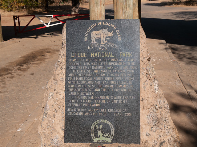 Chobe National Park Welcome, Botswana