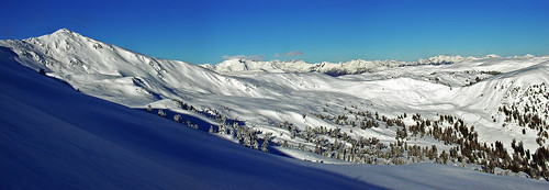 panorama mountain snow landscape outdoors austria skitouring nockberge tourskiing nockgebirge peitlernock