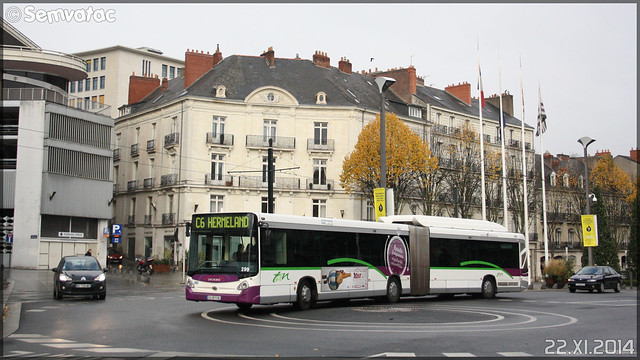 Heuliez Bus GX 427 GNV – Semitan (Société d'Économie MIxte des Transports en commun de l'Agglomération Nantaise) / TAN (Transports en commun de l'Agglomération Nantaise) n°299