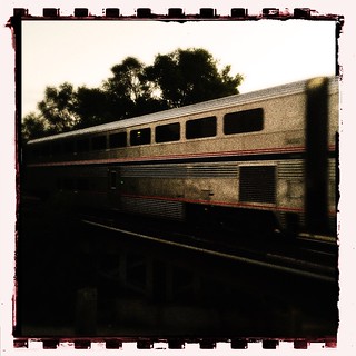 Moving Amtrak No. 5 Coach